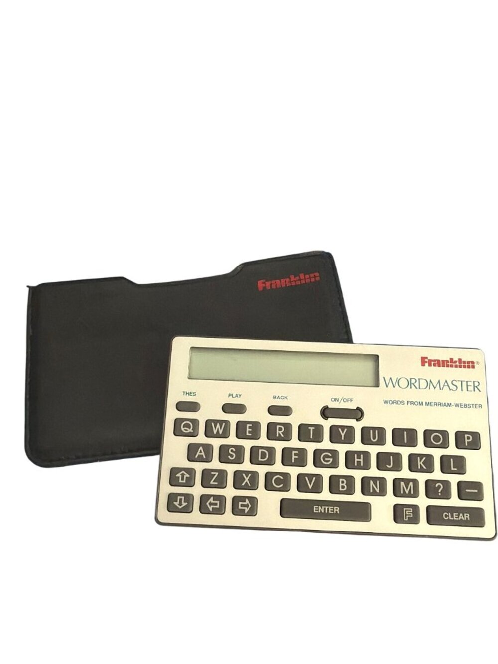 Vintage Franklin Wordmaster Electronic Dictionary Model WM-1015 Protective Case